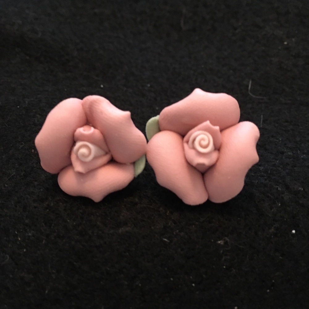 Rose Bud Earrings